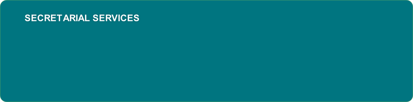   Secretarial&nbsp;Services 
